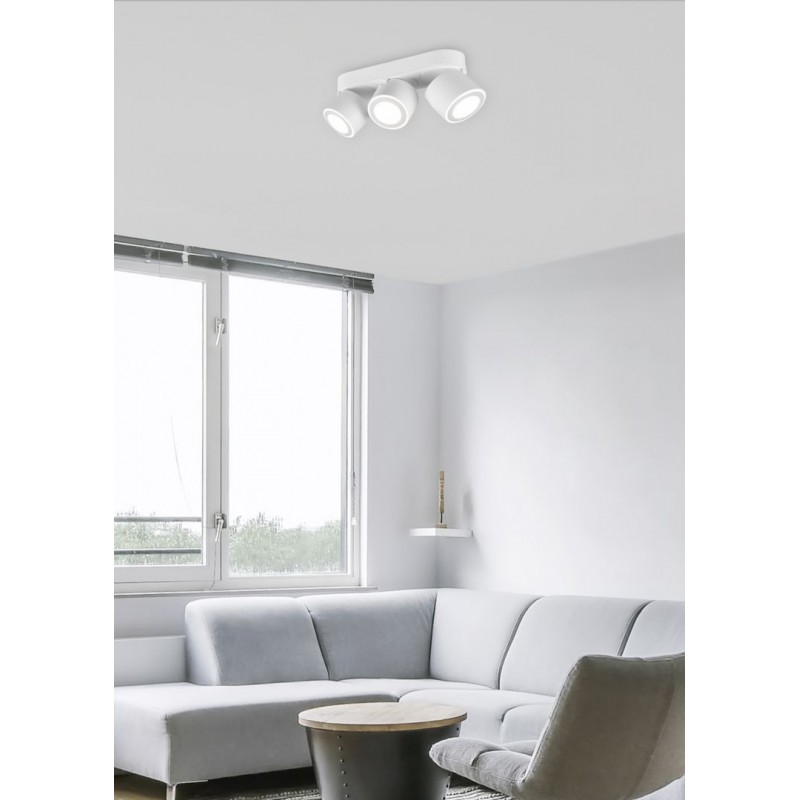 - Taurus - Matt White Recessed or Surface-mounted LED 3 Spotlights Trio-652910331 - Taurus - Matt White Recessed or Surface-mounted LED 3 Spotlights