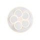 Trio-653210631 - Mandala - White CCT Ceiling Lamp with Remote Control