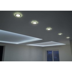 Argus - RGBW Chrome Recessed Downlight with Remote Control  Ø 8.2 cm Argus - RGBW Chrome Recessed Downlight with Remote Control  Ø 8.2 cm