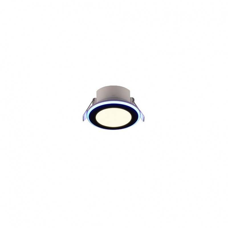 Trio-653610132 - Argus - RGBW Black Recessed Downlight with Remote Control Ø 8.2 cm