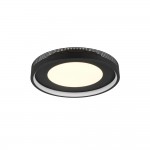 Solea - Matt Black LED Flush