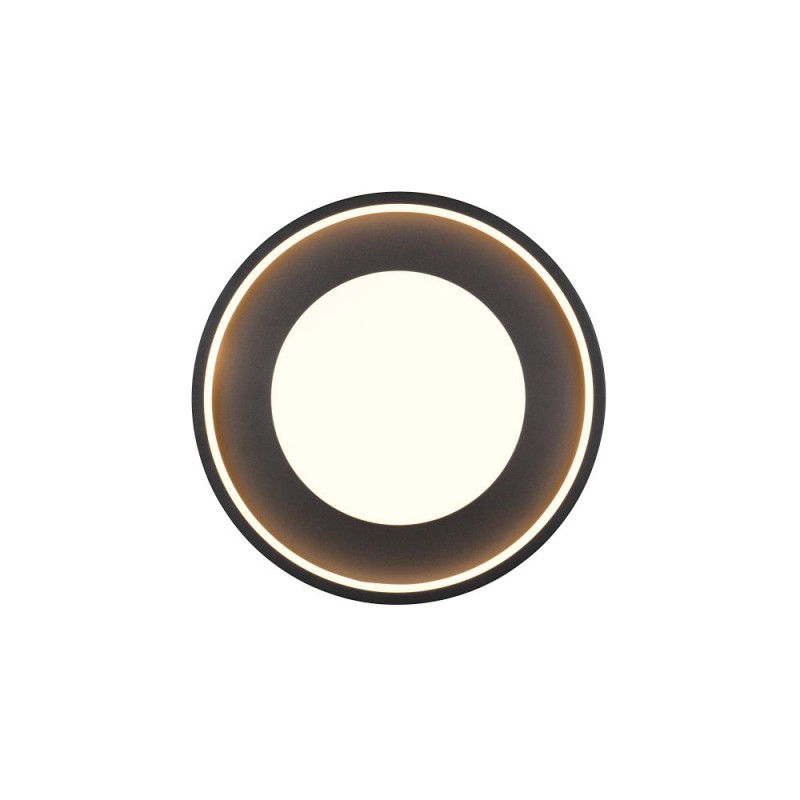 Trio-656610132 - Solea - Matt Black LED Flush