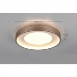 Solea - Coffee LED Flush
