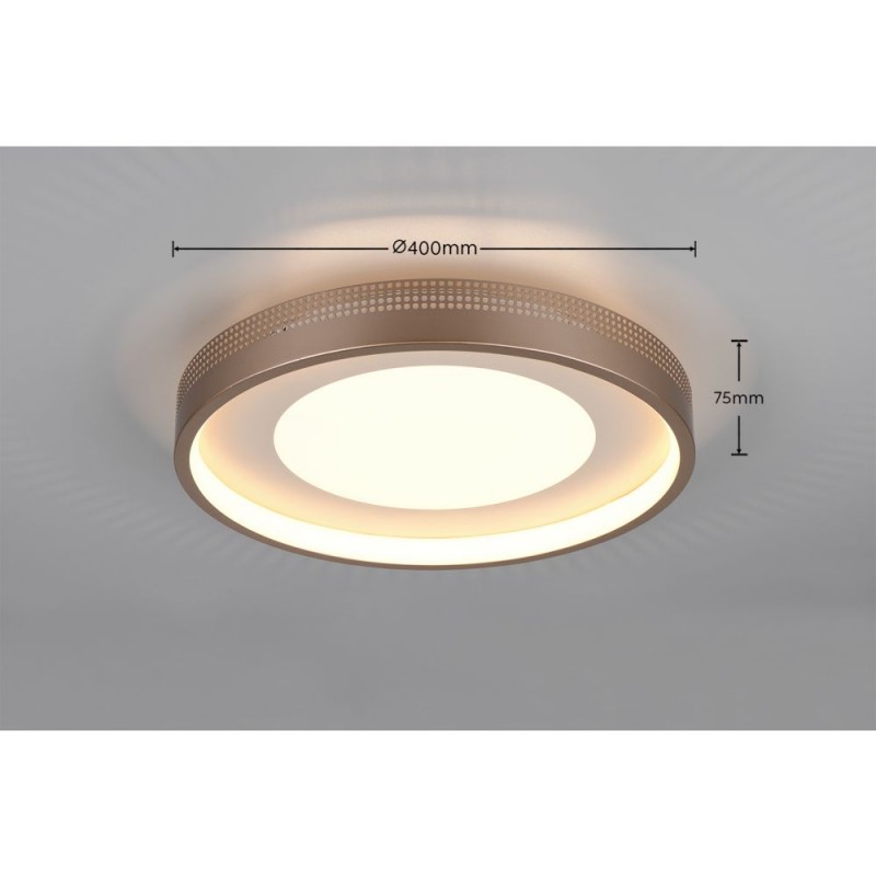 Trio-656610165 - Solea - Coffee LED Flush