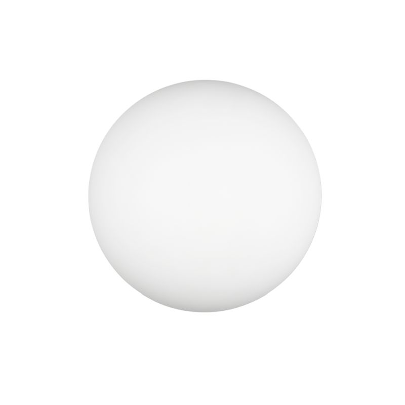 Trio-663100108 - Fomento - Matt Brass Ceiling Lamp with White Oval Glass Ø 30 cm