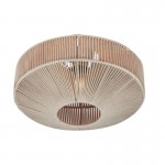 Svea - Beige Ceiling Lamp with Fawn Cotton Shade Svea - Beige Ceiling Lamp with Fawn Cotton Shade