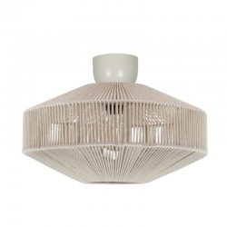 Svea - Beige Ceiling Lamp with Fawn Cotton Shade Svea - Beige Ceiling Lamp with Fawn Cotton Shade