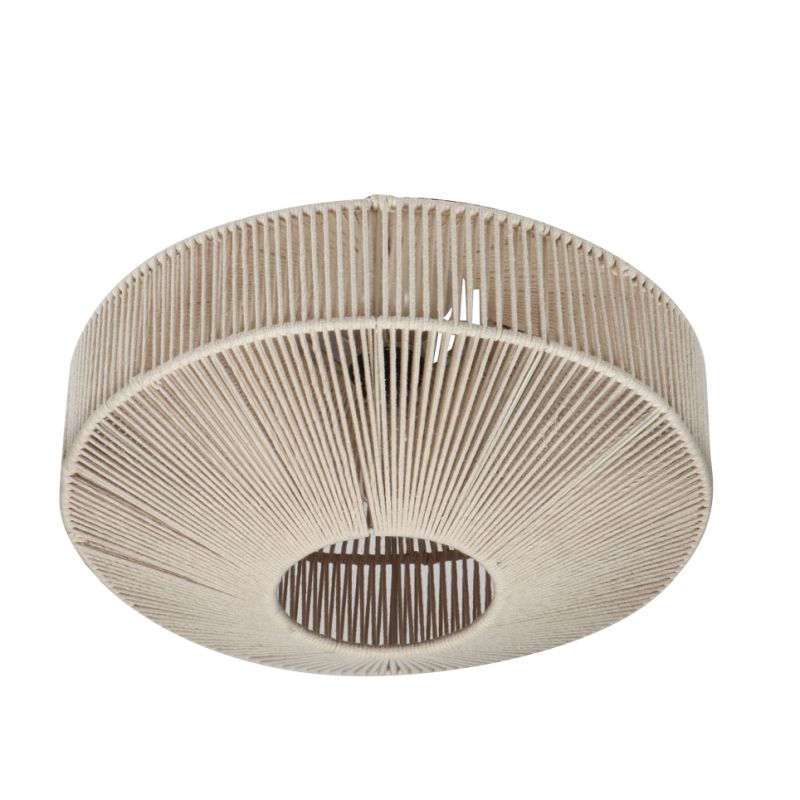 - Svea - Beige Ceiling Lamp with Fawn Cotton Shade Trio-664700144 - Svea - Beige Ceiling Lamp with Fawn Cotton Shade