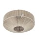 - Svea - Beige Ceiling Lamp with Fawn Cotton Shade Trio-664700144 - Svea - Beige Ceiling Lamp with Fawn Cotton Shade