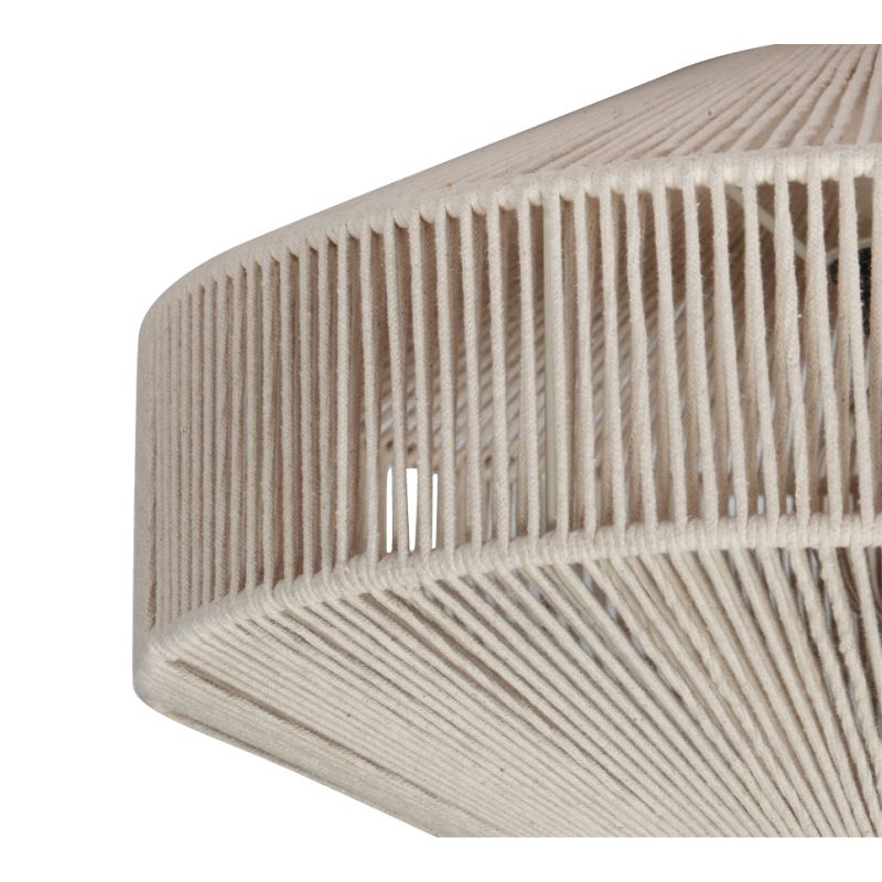 - Svea - Beige Ceiling Lamp with Fawn Cotton Shade Trio-664700144 - Svea - Beige Ceiling Lamp with Fawn Cotton Shade