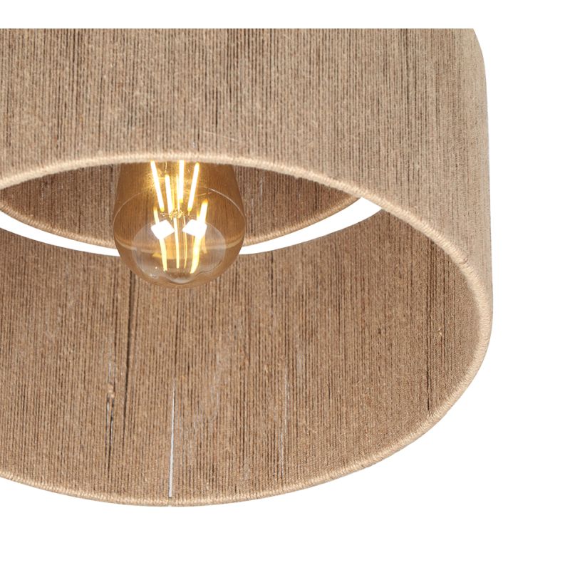 Trio-666800136 - Smilla - Ceiling Lamp with Natural Jute