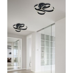 Francis - Anthracite LED Ceiling Lamp