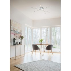 Tiriac - Adjustable Matt Nickel LED Flush Tiriac - Adjustable Matt Nickel LED Flush