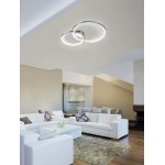 Granada - Chrome & White LED Flush 59 cm Granada - Chrome & White LED Flush 59 cm