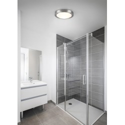 Condus - Bathroom Matt Nickel Flush Ø 31.5 cm