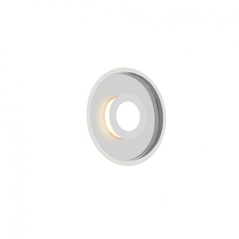 Trio-680810306 - Ascari - Bathroom Chrome LED Flush Ø 30 cm