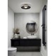 Trio-680819332 - Ascari - Bathroom Black LED Flush Ø 40 cm