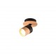 - Aruni - Wooden & Matt Black Spotlight Trio-801170132 - Aruni - Wooden & Matt Black Spotlight