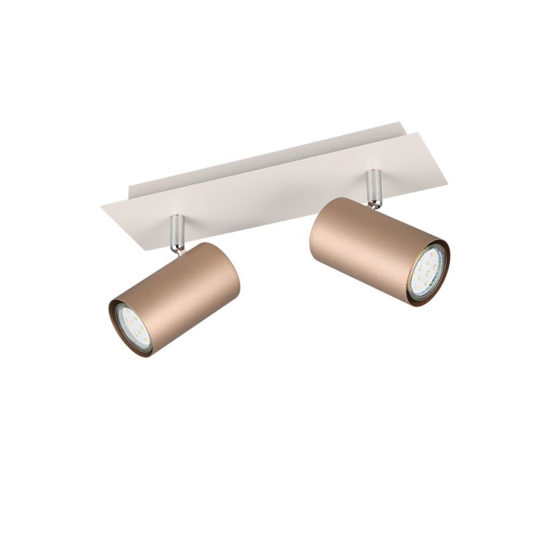 - Marley - Warm Grey & Coffee 2 Spotlights Trio-802400265 - Marley - Warm Grey & Coffee 2 Spotlights