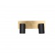 - Marley - Matt Black & Gold 2 Spotlights Trio-802400280 - Marley - Matt Black & Gold 2 Spotlights