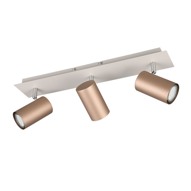- Marley - Warm Grey & Coffee 3 Spotlights Trio-802400365 - Marley - Warm Grey & Coffee 3 Spotlights