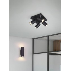 Marley - Matt Black 4 Spotlights Marley - Matt Black 4 Spotlights