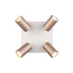 Trio-802430465 - Marley - Warm Grey & Coffee 4 Spotlights