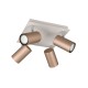 Trio-802430465 - Marley - Warm Grey & Coffee 4 Spotlights