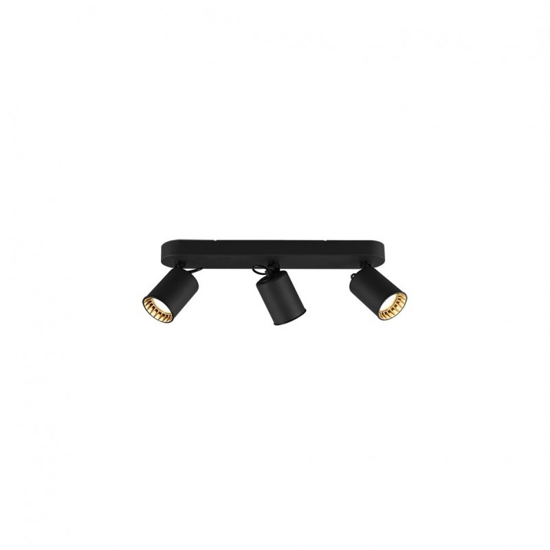 - Pago - Matt Black 3 Spotlights Trio-803500332 - Pago - Matt Black 3 Spotlights