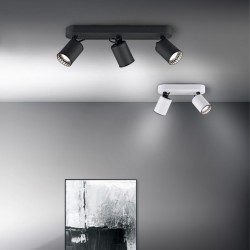 Pago - Matt Black 3 Spotlights Pago - Matt Black 3 Spotlights