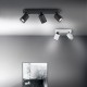 - Pago - Matt Black 3 Spotlights Trio-803500332 - Pago - Matt Black 3 Spotlights