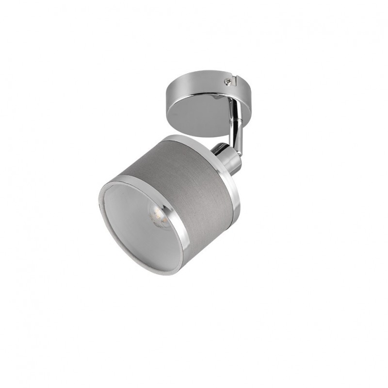 - Arosa - Chrome Spotlight with Grey Shade Trio-812100106 - Arosa - Chrome Spotlight with Grey Shade