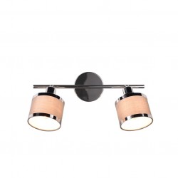 Arosa - Chrome 2 Spotlights with Grey Shades Arosa - Chrome 2 Spotlights with Grey Shades