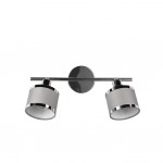 Arosa - Chrome 2 Spotlights with Grey Shades Arosa - Chrome 2 Spotlights with Grey Shades