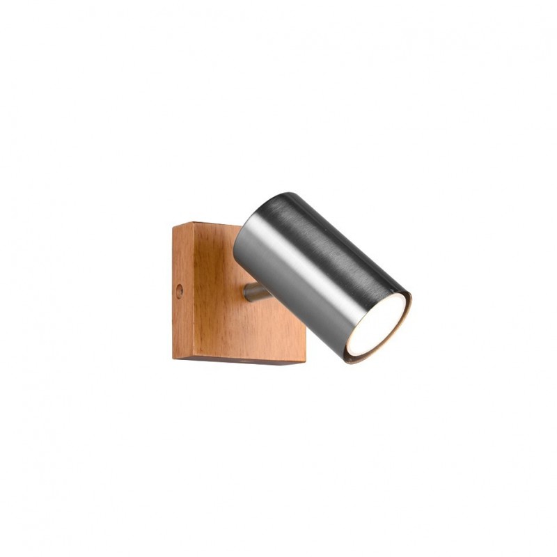 - Marley - Wooden & Matt Nickel Spot Light Trio-812400107 - Marley - Wooden & Matt Nickel Spot Light