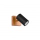 - Marley - Wooden & Matt Black Spot Light Trio-812400132 - Marley - Wooden & Matt Black Spot Light