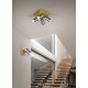 - Marley - Wooden & Matt Nickel 4 Light Spotlights Trio-812400407 - Marley - Wooden & Matt Nickel 4 Light Spotlights