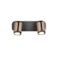 Trio-814500265 - Gillan - Matt Black & Coffee 2 Spotlights