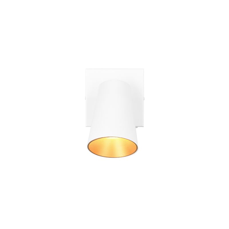 - Sharp - Matt White Spotlight with Gold Inner Ring Trio-817170131 - Sharp - Matt White Spotlight with Gold Inner Ring