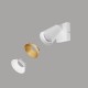 - Sharp - Matt White Spotlight with Gold Inner Ring Trio-817170131 - Sharp - Matt White Spotlight with Gold Inner Ring