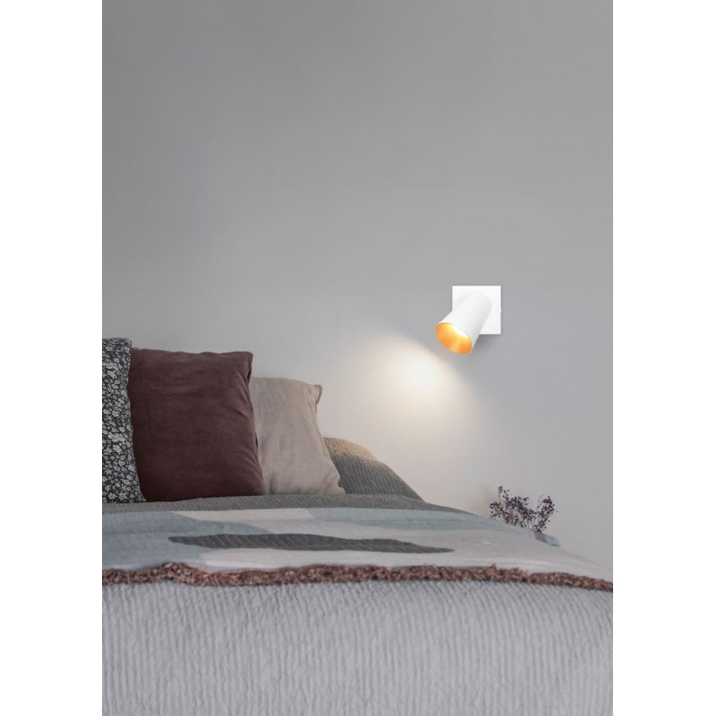 - Sharp - Matt White Spotlight with Gold Inner Ring Trio-817170131 - Sharp - Matt White Spotlight with Gold Inner Ring