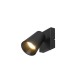 - Sharp - Matt Black Spotlight with Gold Inner Ring Trio-817170132 - Sharp - Matt Black Spotlight with Gold Inner Ring