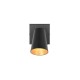 - Sharp - Matt Black Spotlight with Gold Inner Ring Trio-817170132 - Sharp - Matt Black Spotlight with Gold Inner Ring