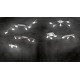- Clapton - Chrome & Brushed Aluminium LED 3 Spotlights with White Glass Trio-821410305 - Clapton - Chrome & Brushed Aluminium LED 3 Spotlights with White Glass