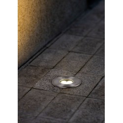 Belaja - Nickel Stainless Steel Recessed Ground Light Ø 11 cm Belaja - Nickel Stainless Steel Recessed Ground Light Ø 11 cm