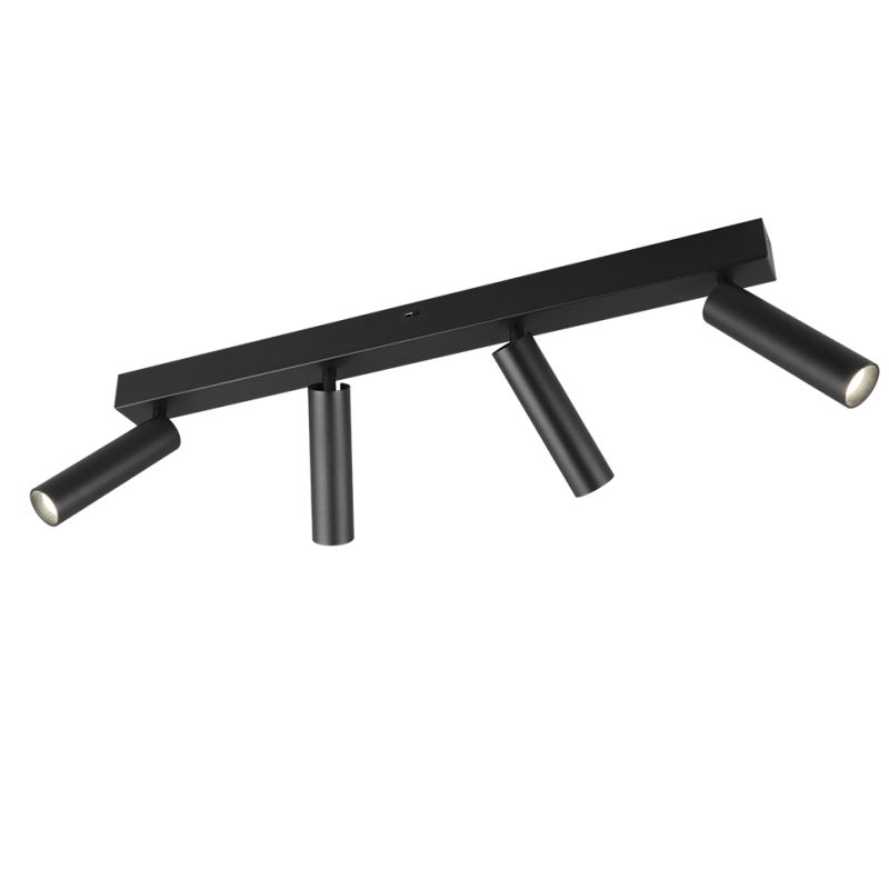 - Ambala - Matt Black CCT 4 Spotlights Trio-849210432 - Ambala - Matt Black CCT 4 Spotlights