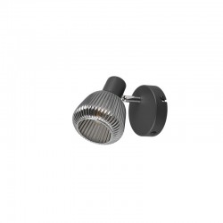 Tarifa - Black Spotlight with Mirrored Smoked Ribbed Glass Tarifa - Black Spotlight with Mirrored Smoked Ribbed Glass