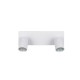 Trio-867700231 - Soka - Matt White Ribbed 2 Spotlights