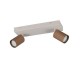 Trio-867700265 - Soka - Coffee & Warm Grey Ribbed 2 Spotlights