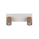 Trio-867700265 - Soka - Coffee & Warm Grey Ribbed 2 Spotlights